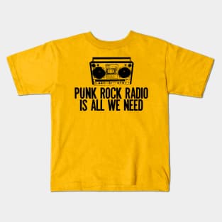 Punk Rock Radio Kids T-Shirt